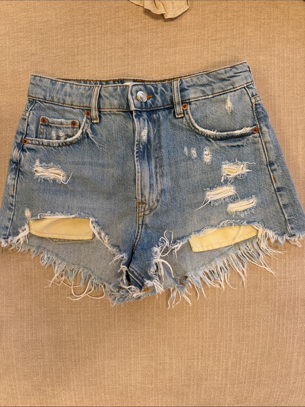 Zara High Rise Shorts